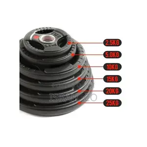 2.5kgs 2 Piece of Rubber Coated Hand Grip Bumper Weight Plate