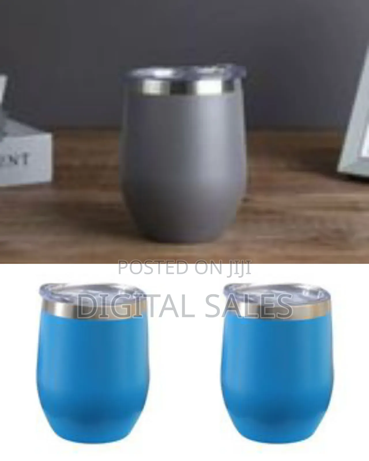 12oz U-Shaped Stainless Steel Thermos Cup Double-Layer Wine Pot Belly