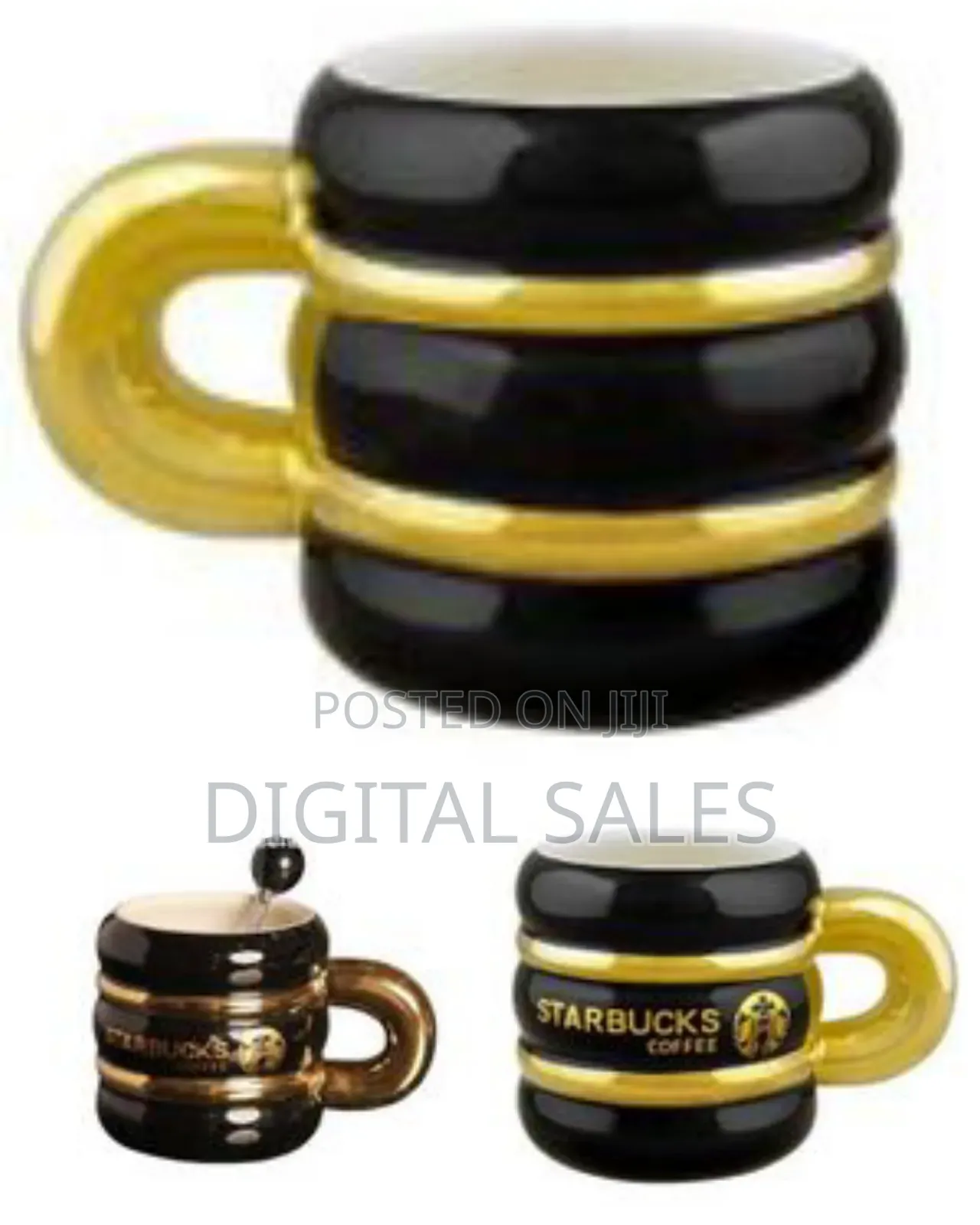 1 Piece Coffee Mug Retro Style Ceramic Breakfast Tea Cup With Spoon