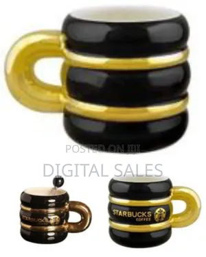 1 Piece Coffee Mug Retro Style Ceramic Breakfast Tea Cup With Spoon