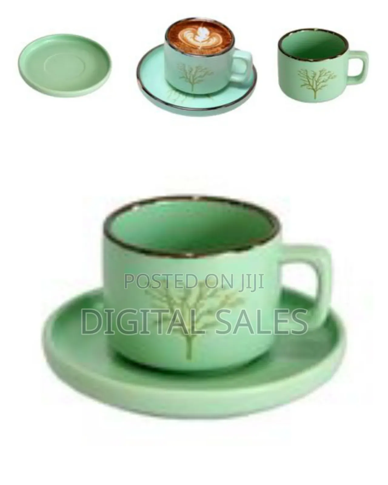 Set of 6 Restaurants and Office Tree Ceramic 350ml Cappuccino Coffee