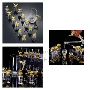 Wine Carafe Twelve Zodiac Signs Tumblers Glasses