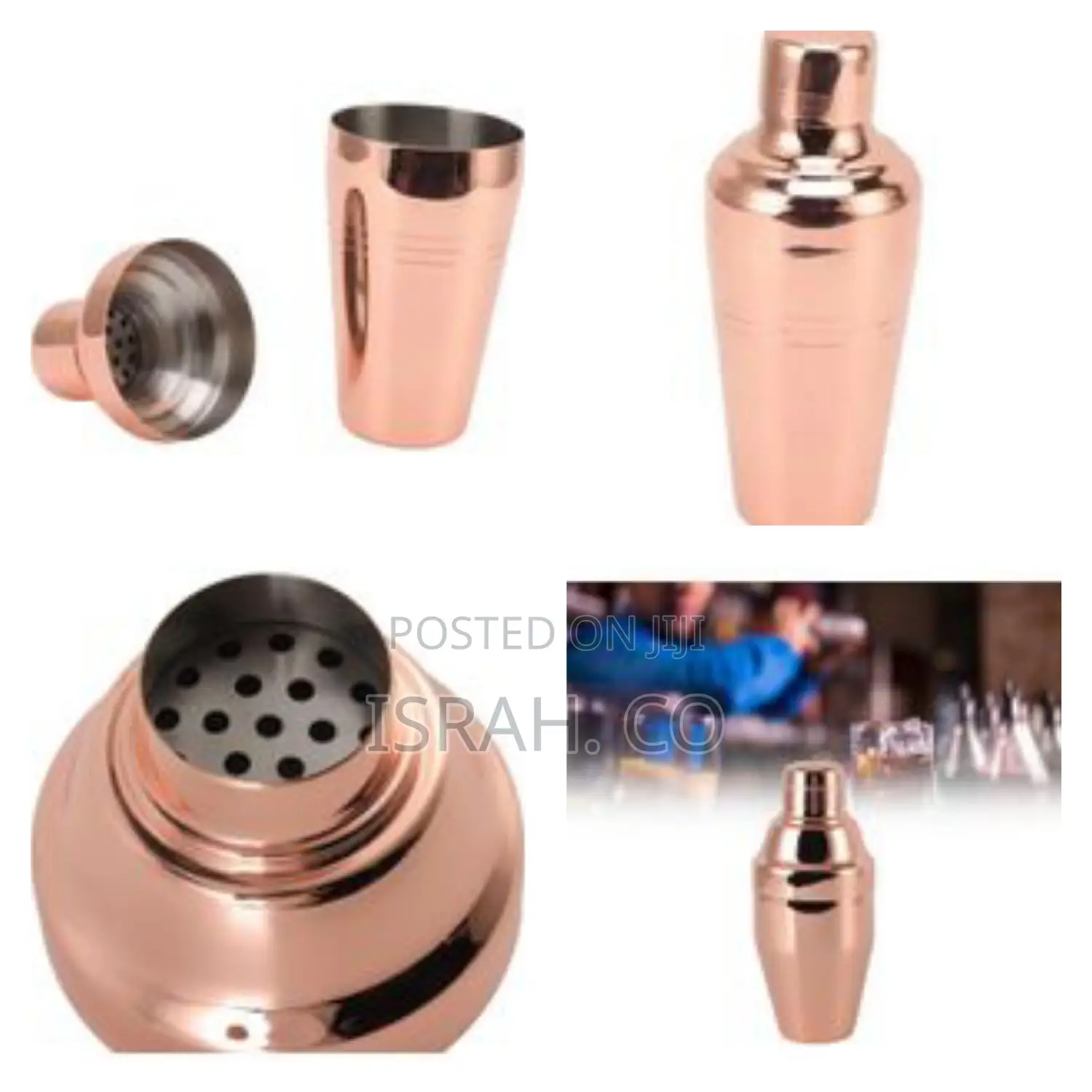 Copper Color Cocktail Shaker Piece