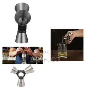 Stainless Steel 3-End Bar Measuring Cup