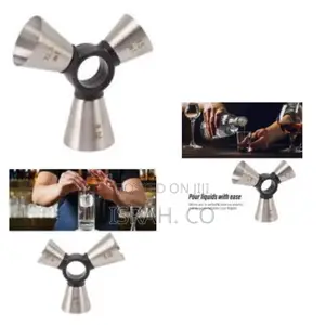 Stainless Steel 3-End Bar Measuring Cup