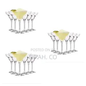 Bistro 6 Pieces of Juice Cocktail Martin Glasses Mugs