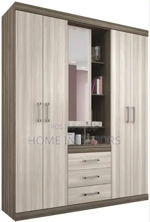 Wardrobe With a Sliding Mirror