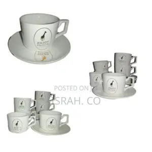 Restaurants and Office 6 Piece Tea Coffee Cups And6 Saucers