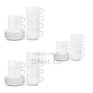Restaurants and Office 6 Piece Cups and 6 Saucers