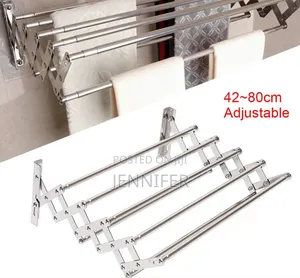 Telescopic Wall Mounted Towel and Clothes Organisers