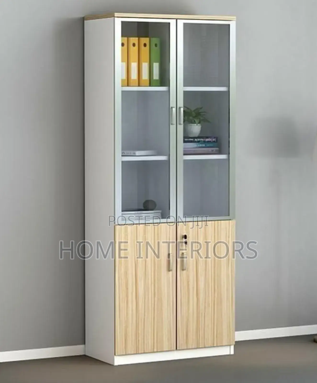 Side Board With Door Glass
