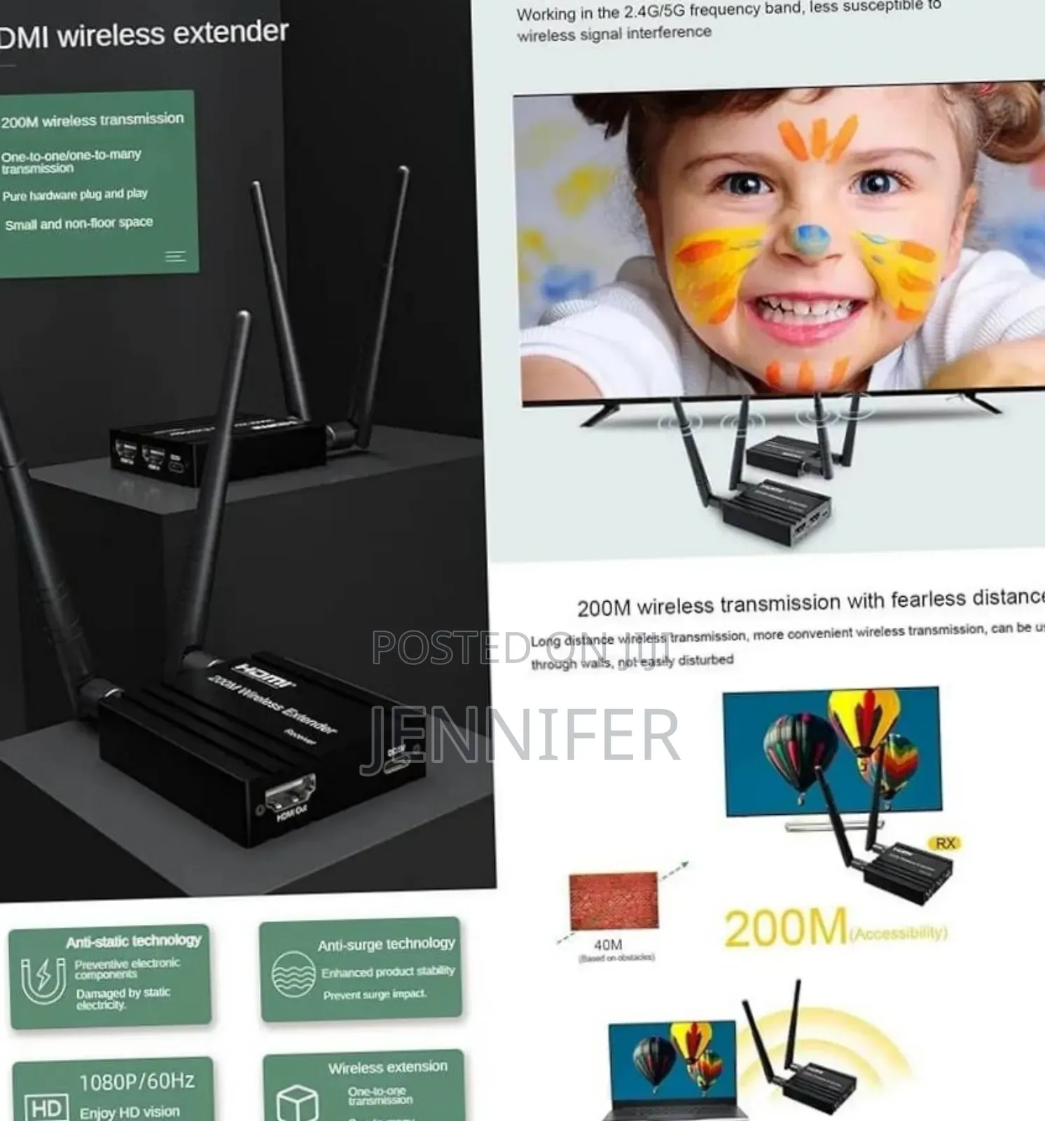 200m Hdmi Wireless Extender