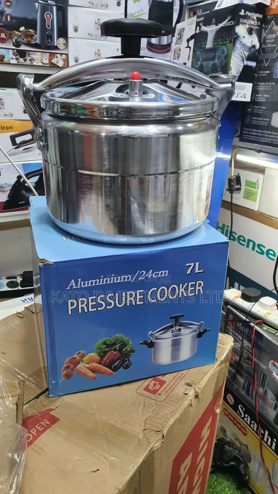Aluminium 24cm 7l Pressure Cooker