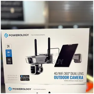 Powerology 4g/Wifi 360° Dual Lens Outdoor Camera