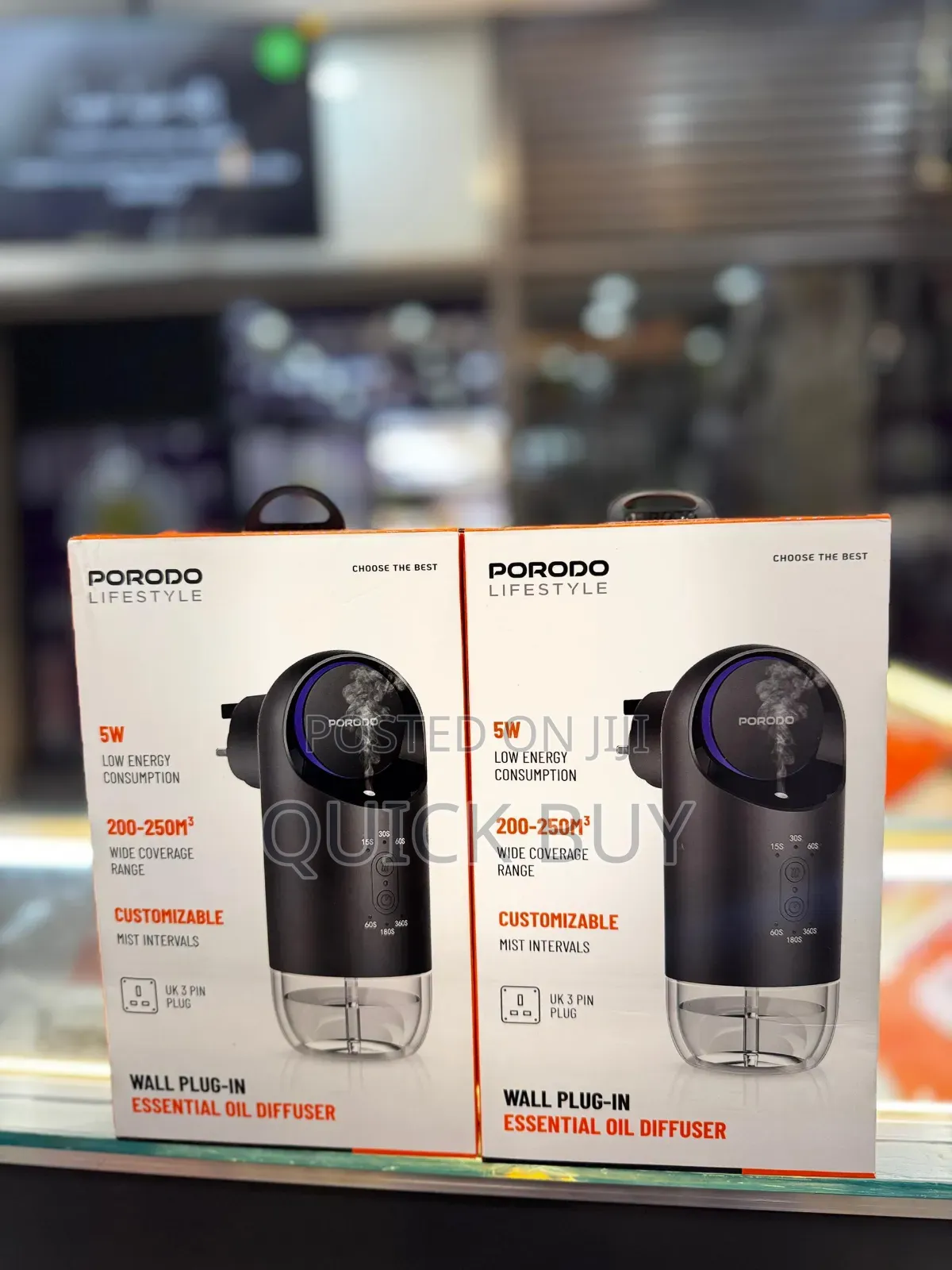 Porodo Lifestyle Wall Plug-in Essential Oil Diffuser
