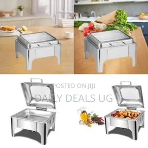 6l Hydraulic Chafing Dish Food Warmers With Frame Water Bowl Tray