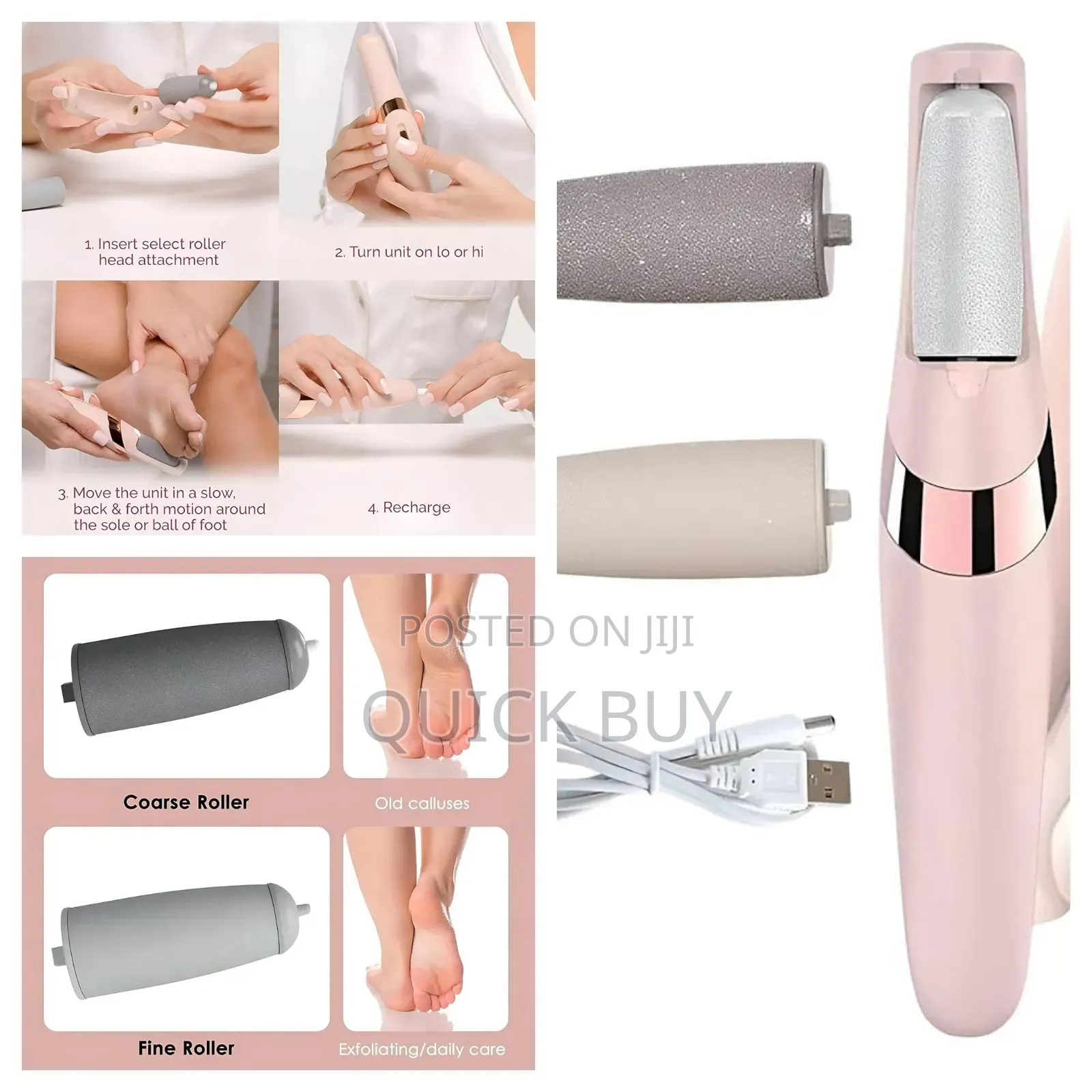 Advanced Rechargeable Pro Foot Callus Remover Tool