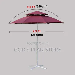 9ft Double Top Patio Garden Umbrellas