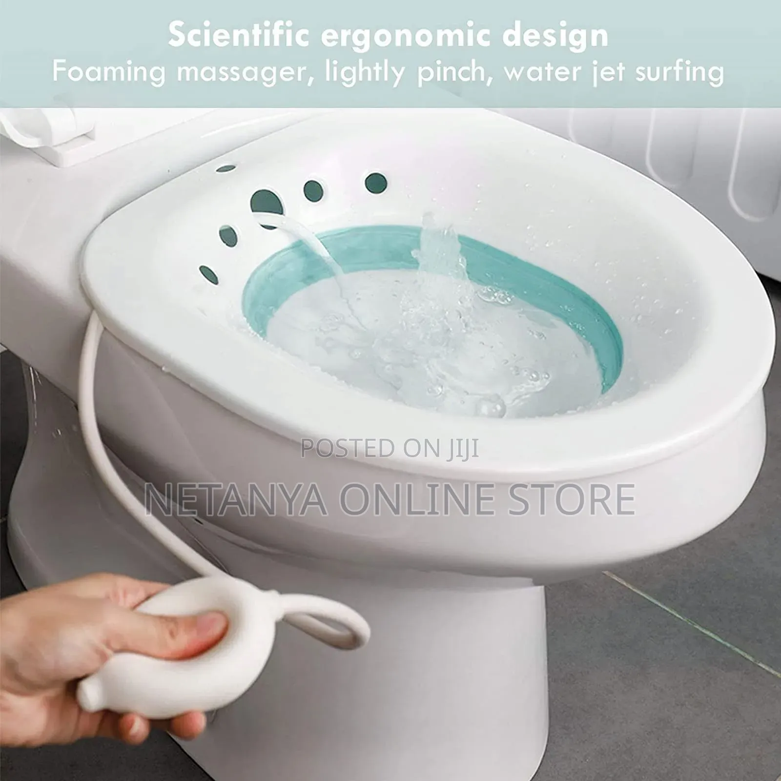 Upgraded Sitz Bath With Flusher