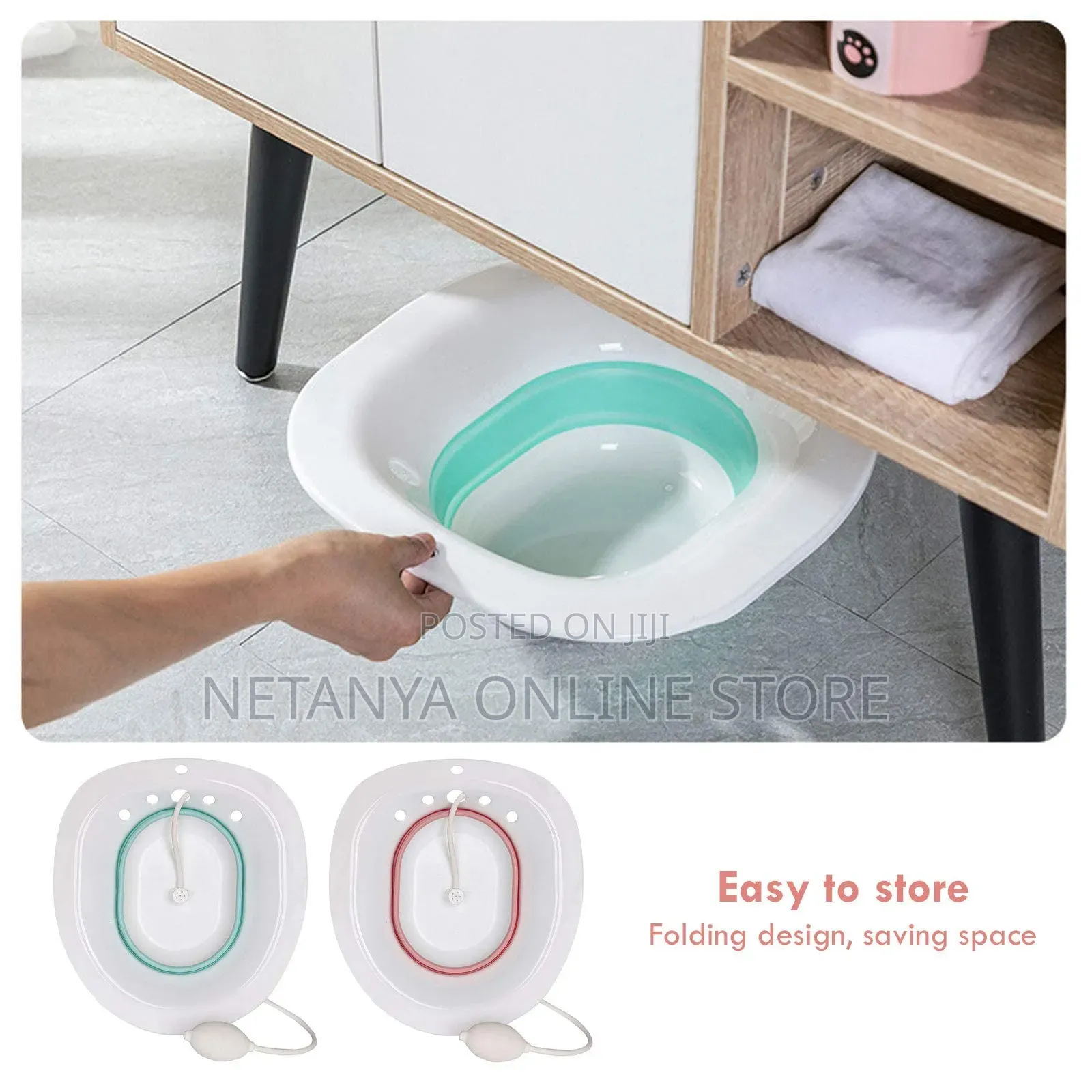 Upgraded Sitz Bath With Flusher