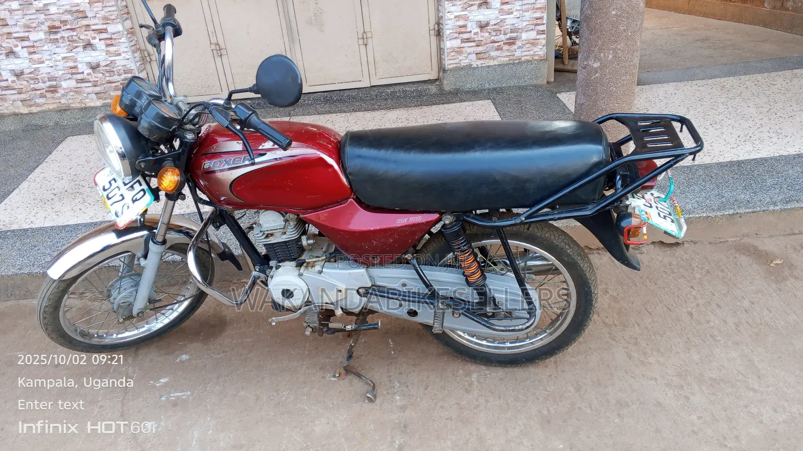 Bajaj Boxer 100 2022 Red