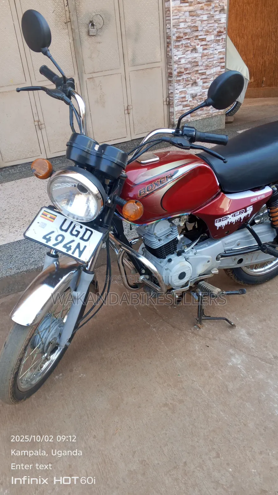 Bajaj Boxer 100 2023 Red
