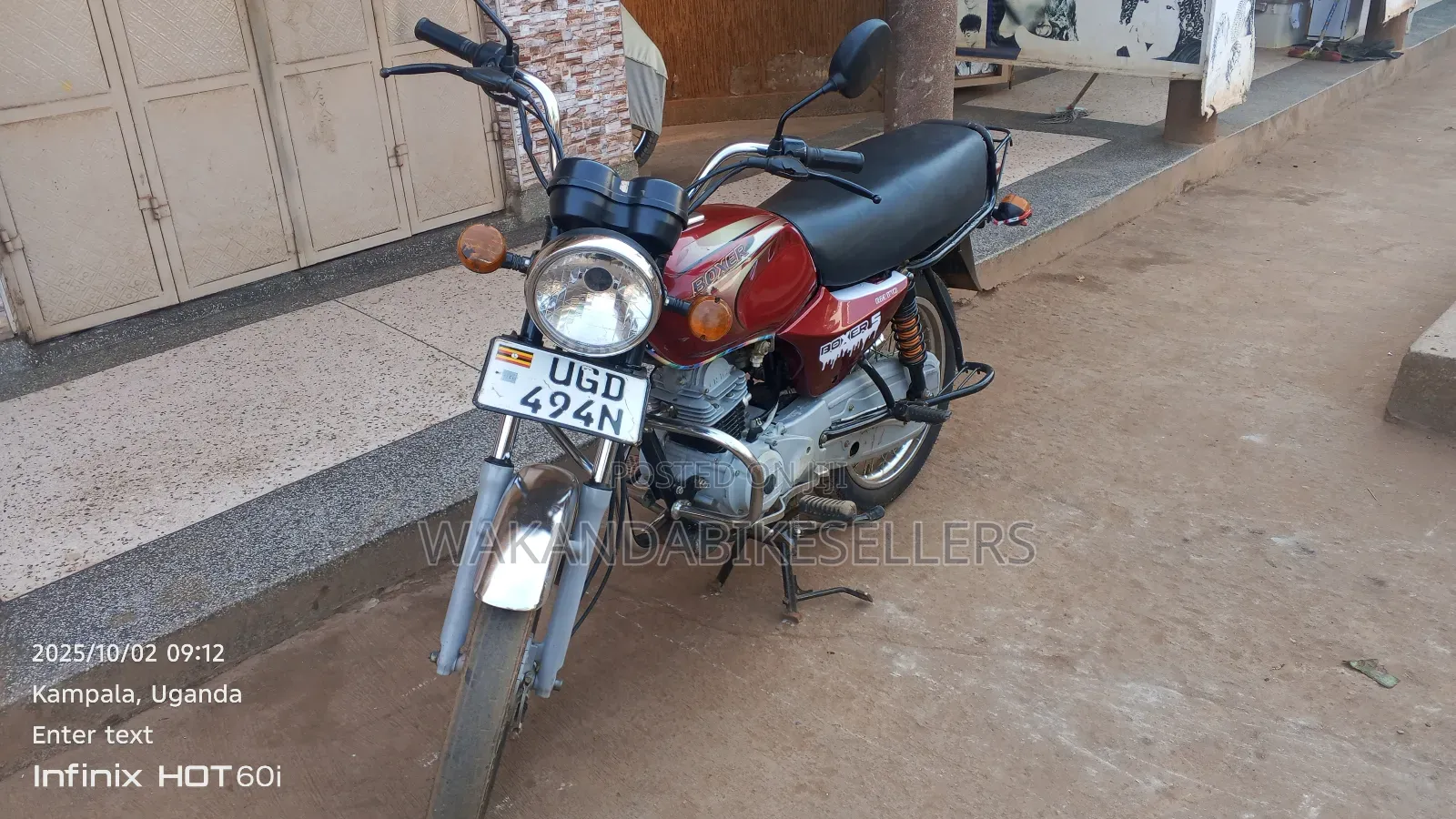 Bajaj Boxer 100 2023 Red
