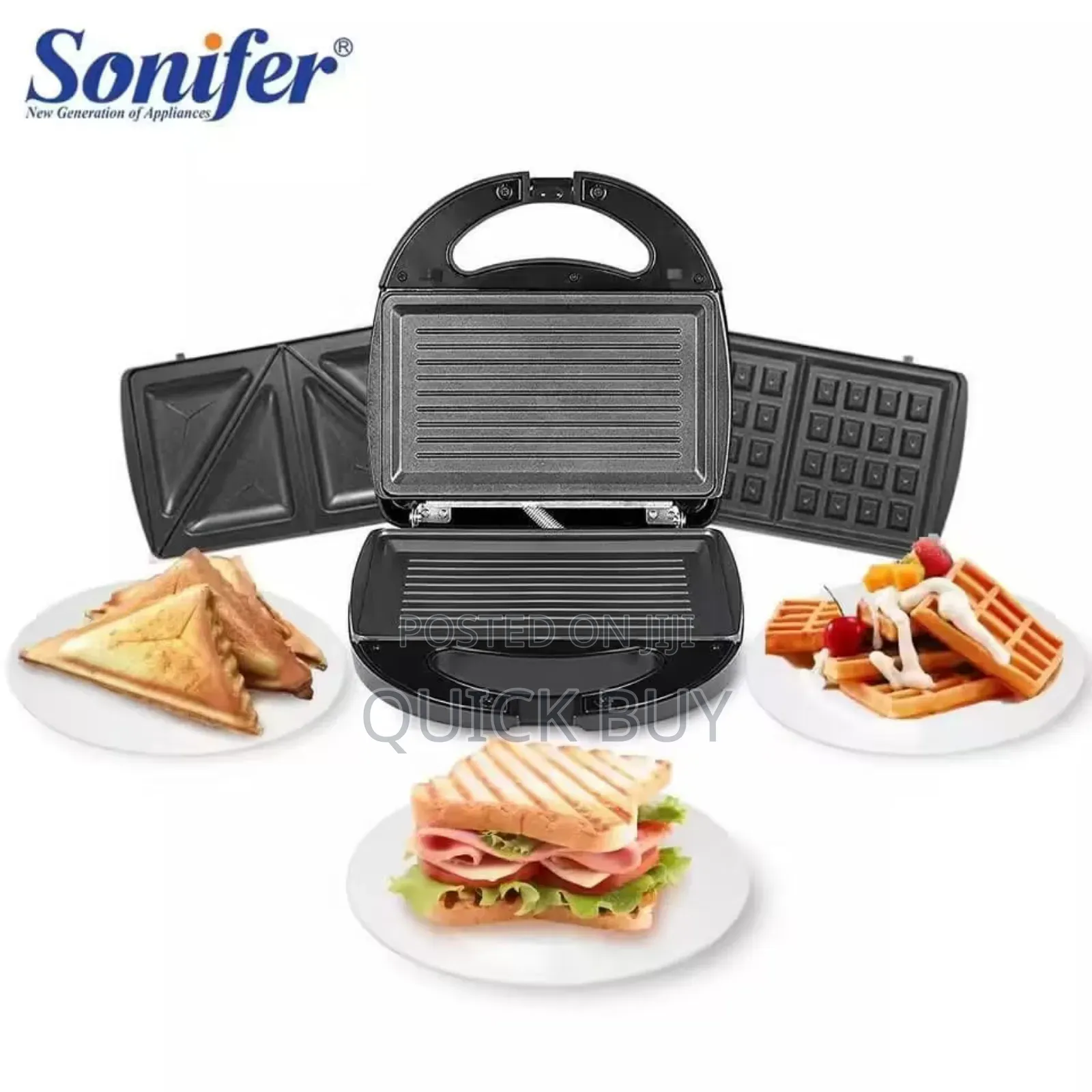 Sonifer Sf-6050 3-in-1 Sandwich Maker.