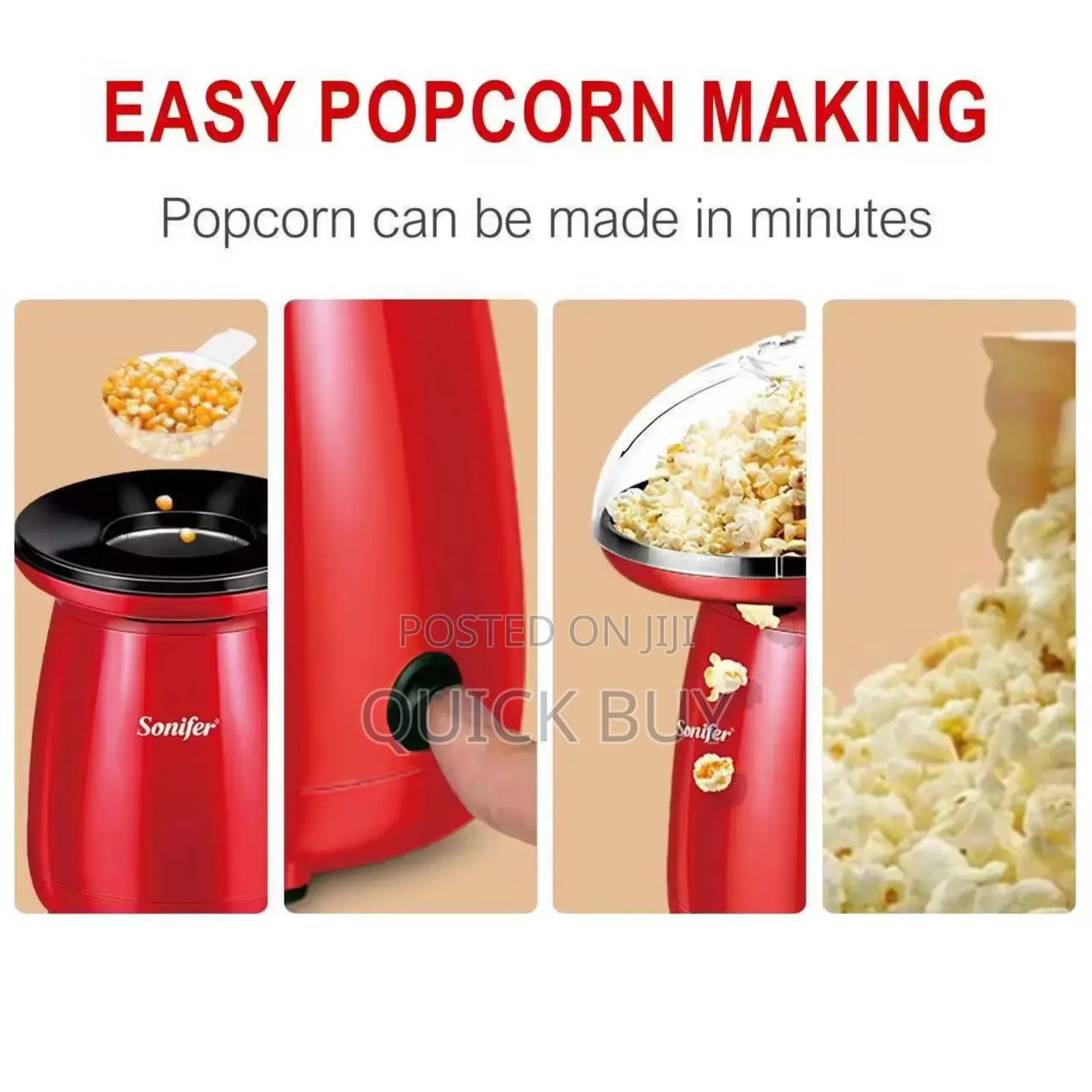 Sonifer Oil Free Automatic Popcorn Maker