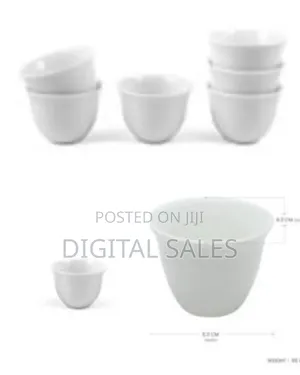 6 Pieces of Multi Design Cuppucino Latte Espresso Coffee Cawa Cups Mug