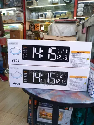 Digital Wall Clock With Remote Control