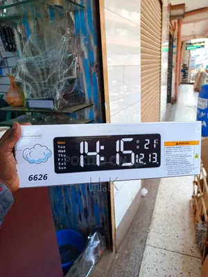 Digital Wall Clock With Remote Control