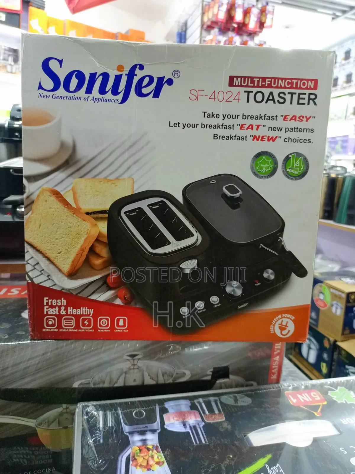 Sonifer Sf-4024 Multi-Function Toaster.