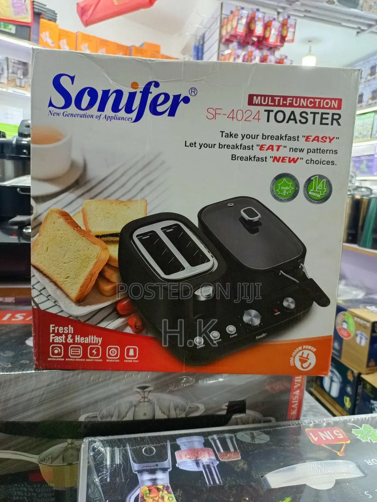 Sonifer Sf-4024 Multi-Function Toaster.