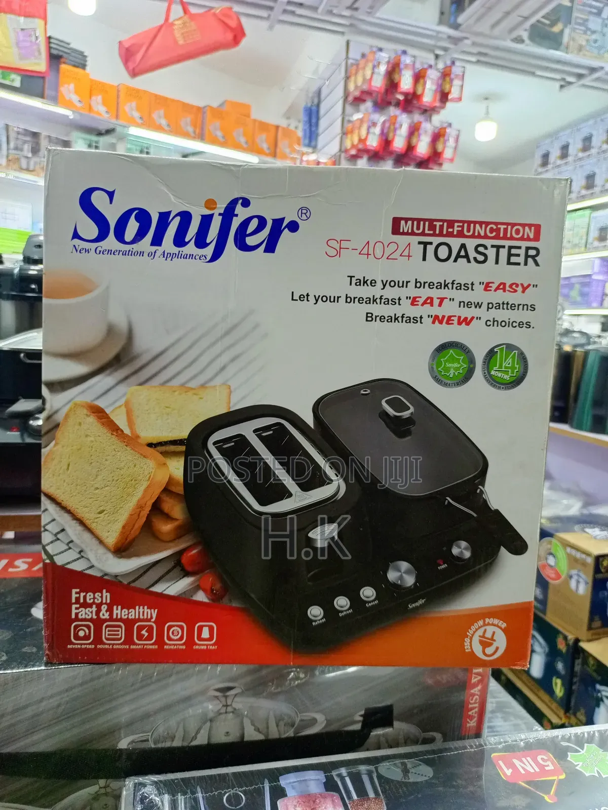 Sonifer Sf-4024 Multi-Function Toaster.