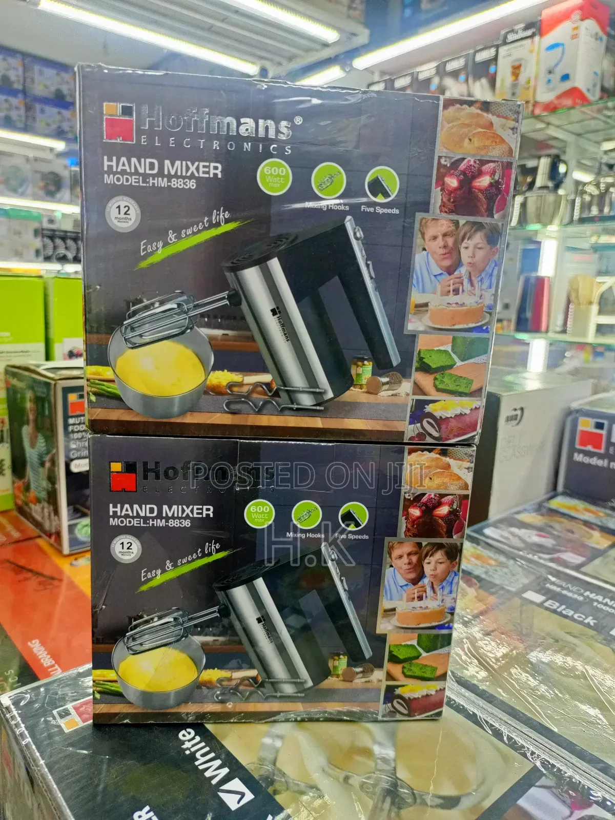 Hoffmans Hand Mixer, Model Hm-8836.