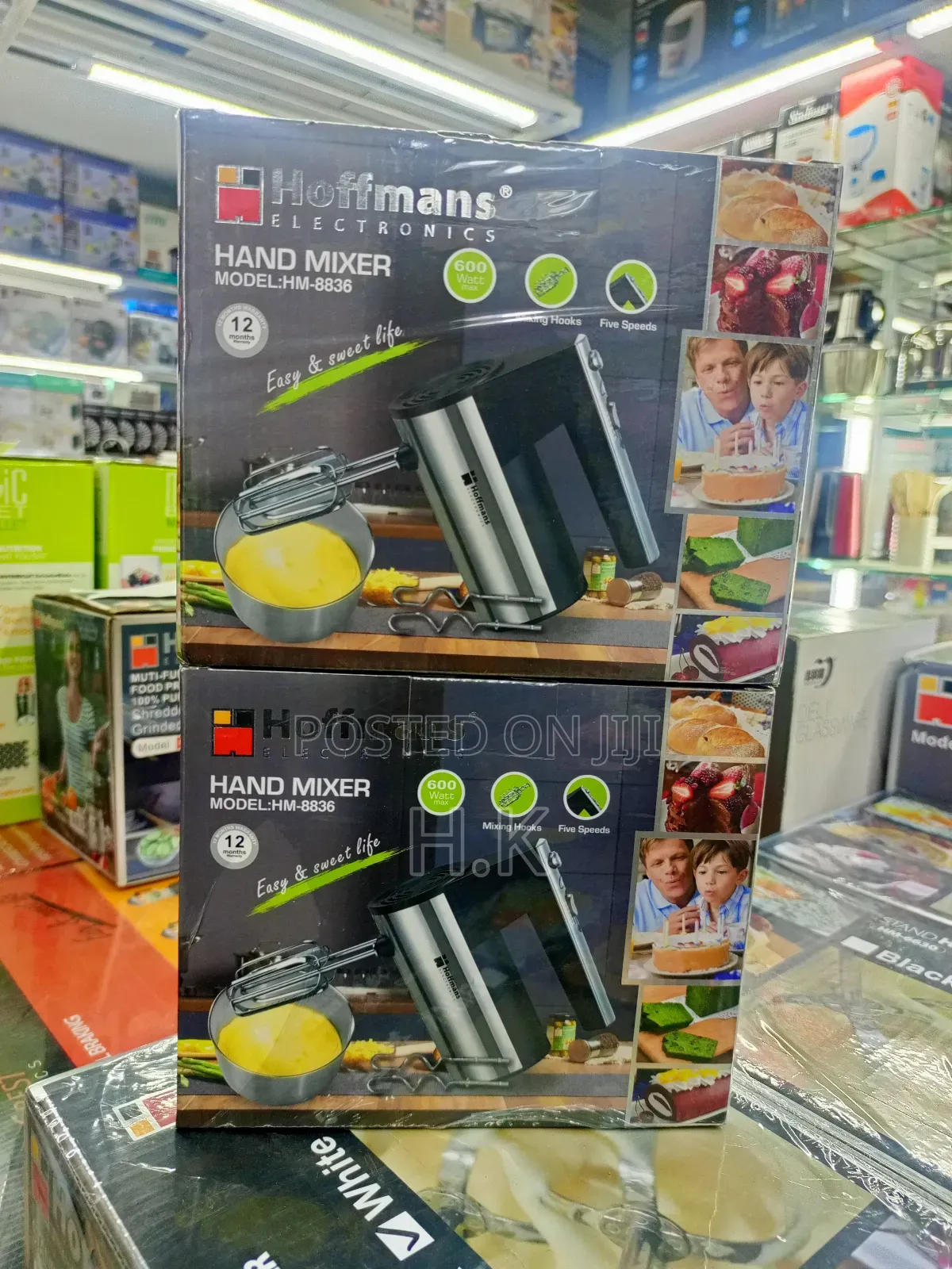 Hoffmans Hand Mixer, Model Hm-8836.