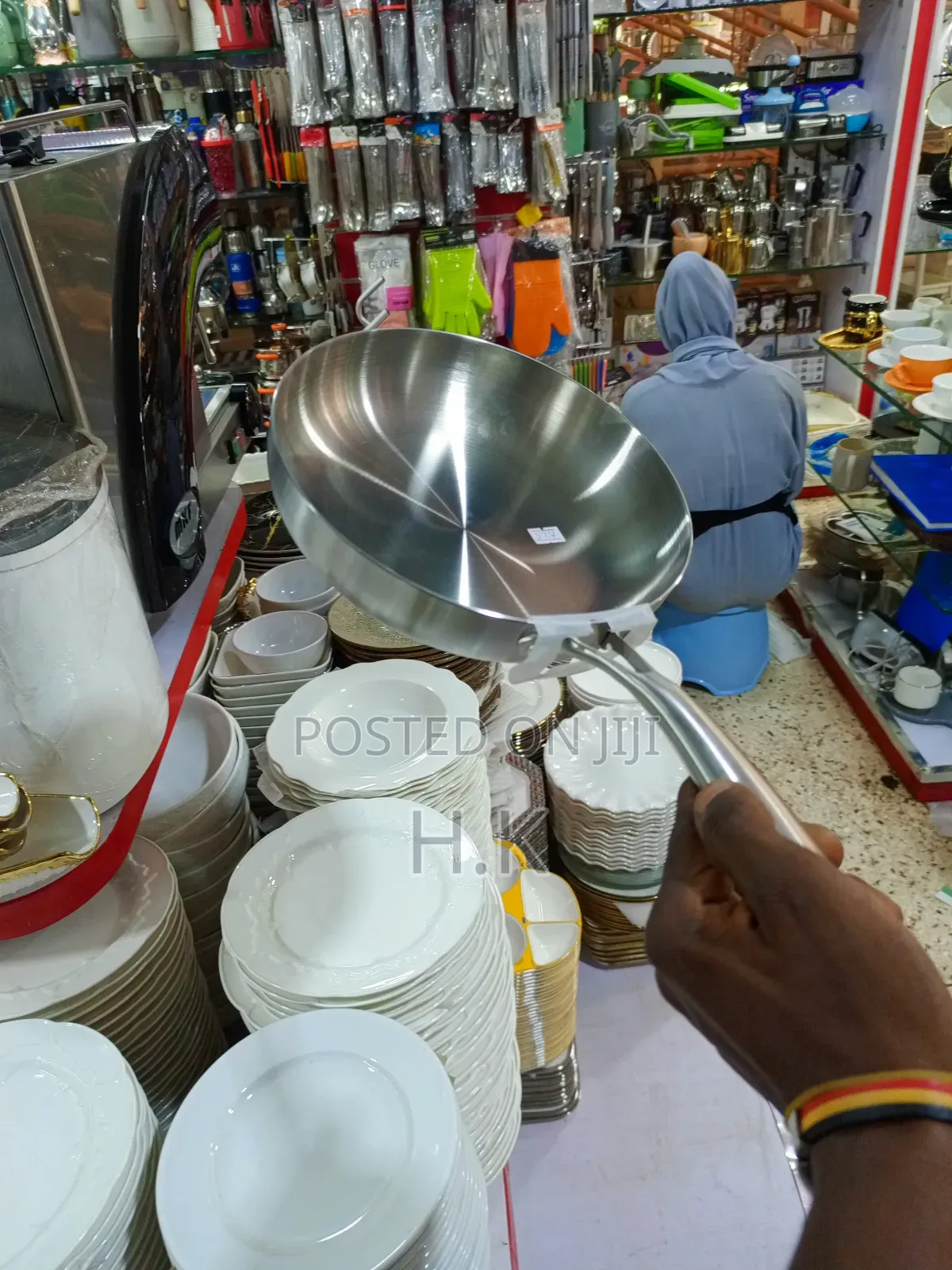 22cm Stainless Steel Frying Pan.