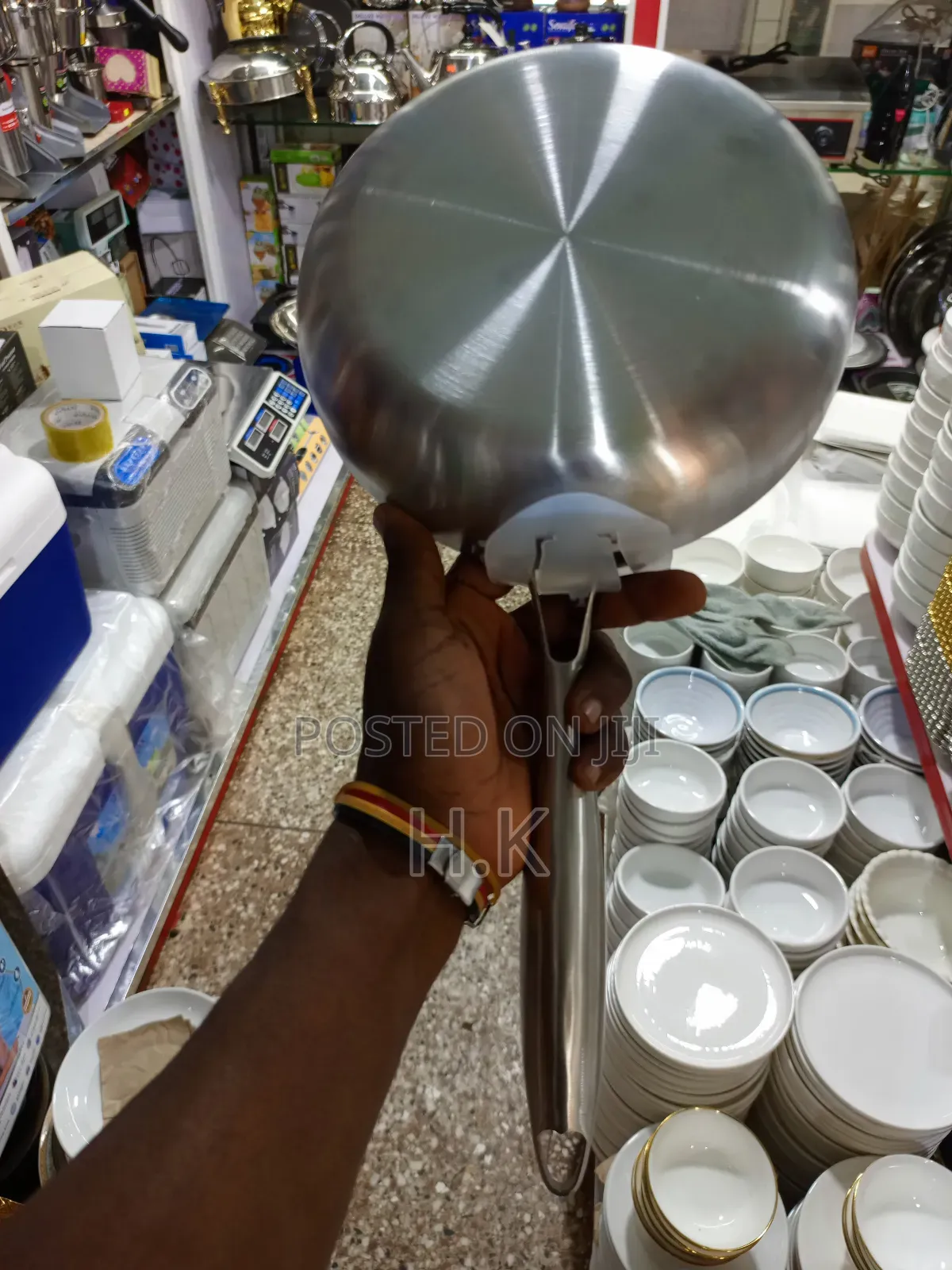 22cm Stainless Steel Frying Pan.