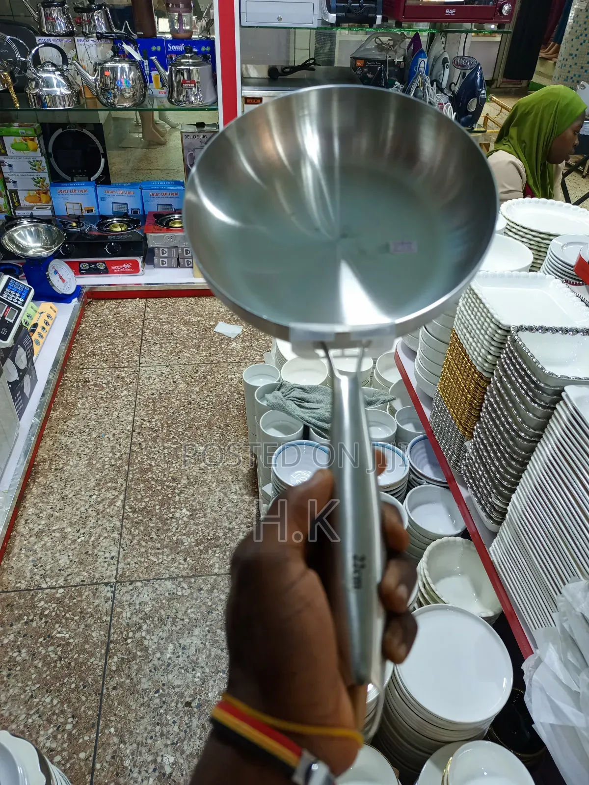 22cm Stainless Steel Frying Pan.