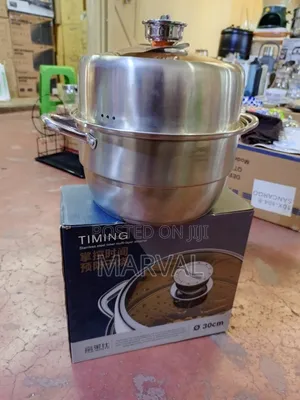 Multi-Tiered Stainless Steel Timing Single Food Steamer