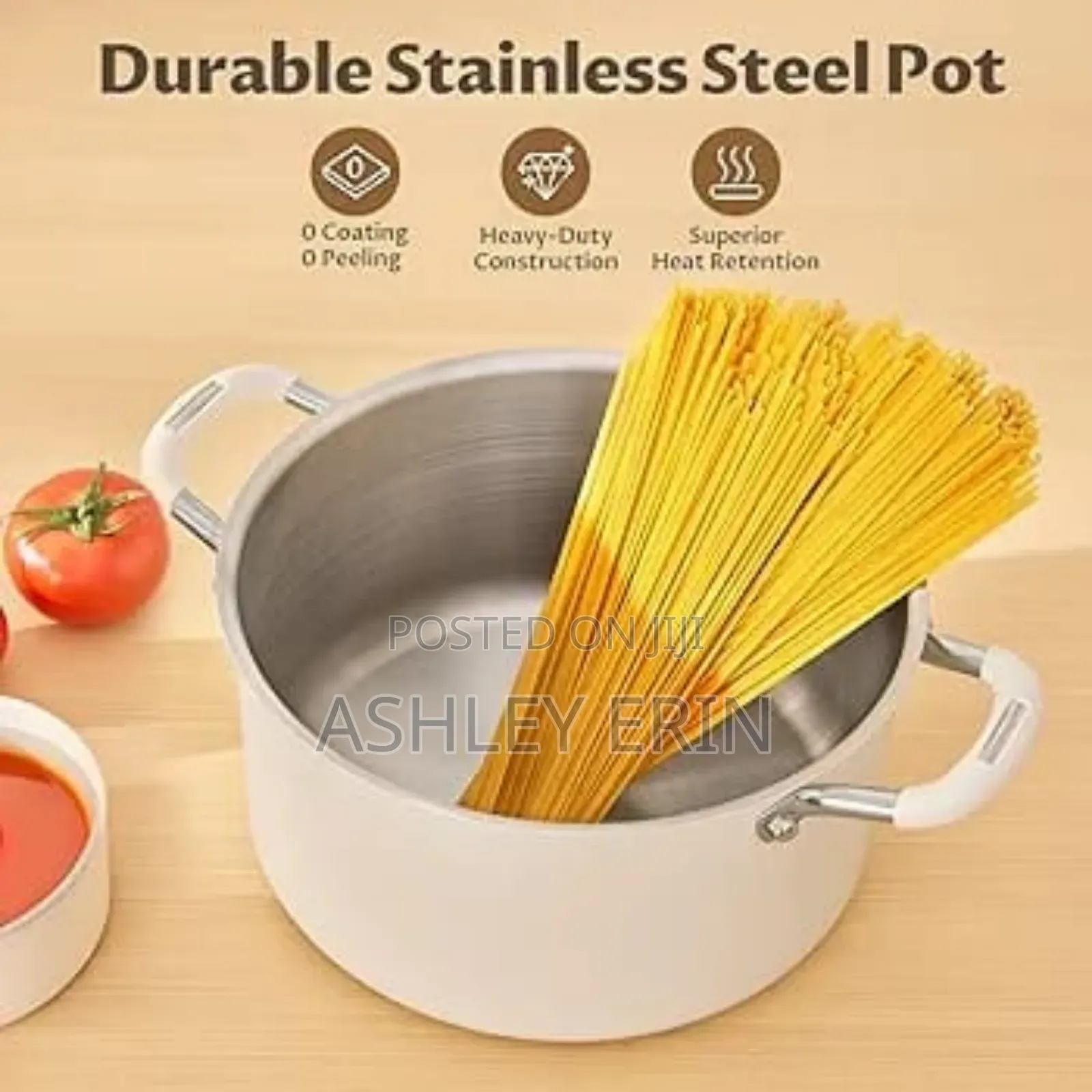 24cm Stainless Steel Stock Locking Pot With Lid