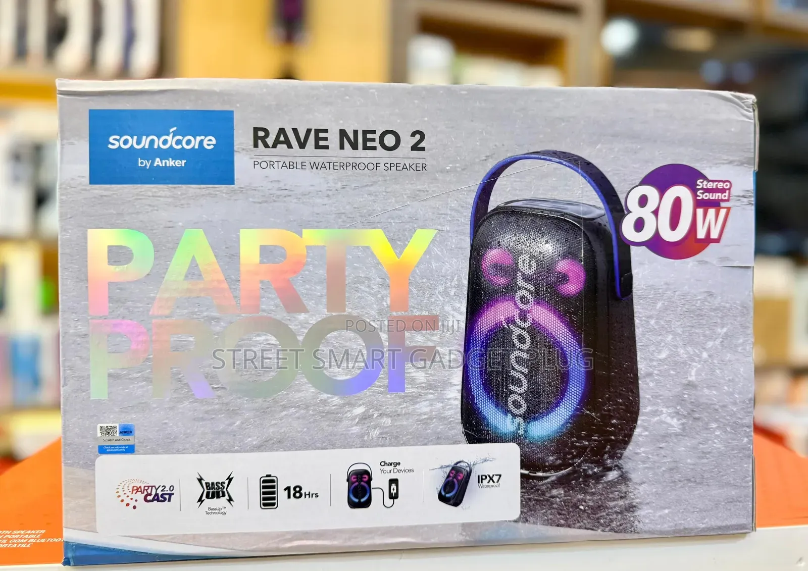 Anker Rave Neo 2 Speaker (80watts )