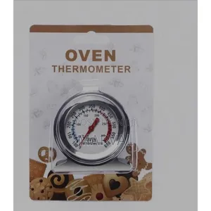 Kitchen Stainless Steel Oven Thermometer Gauge for BBQ Baking – Silver