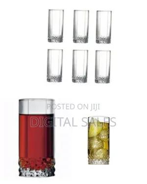 Tango 6 Piece of Water/Juice Glasses/Tumblers-Colorless