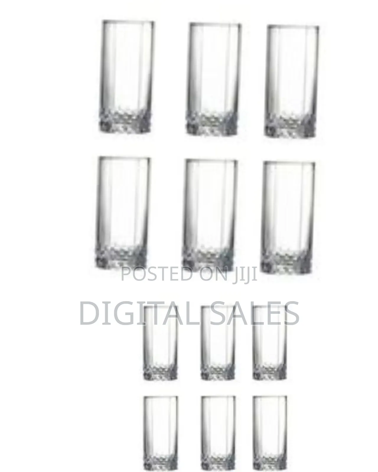 Tango 6 Piece of Water/Juice Glasses/Tumblers-Colorless