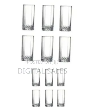 Tango 6 Piece of Water/Juice Glasses/Tumblers-Colorless