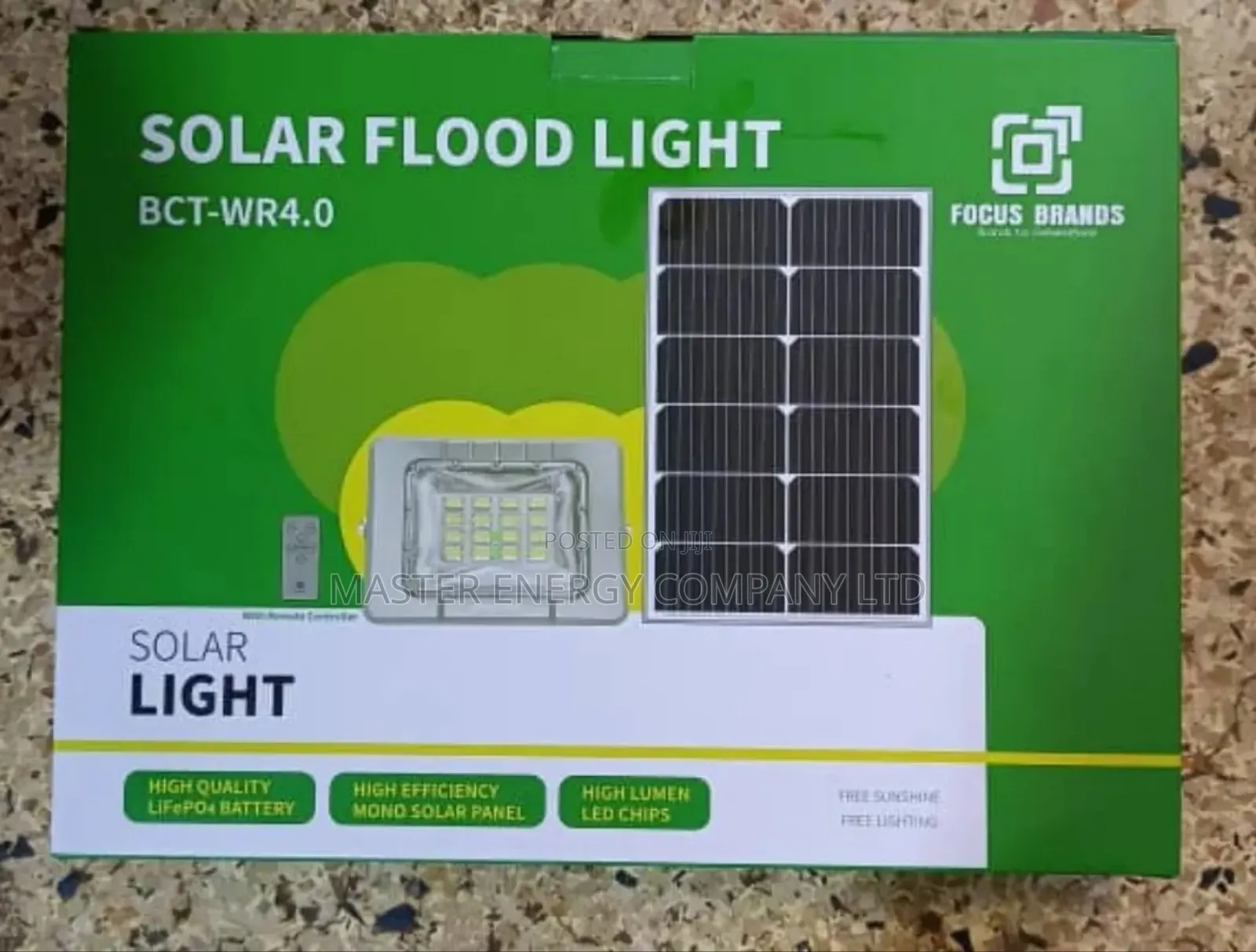4.0 Blue Carbon Solar Flood Light DHDH