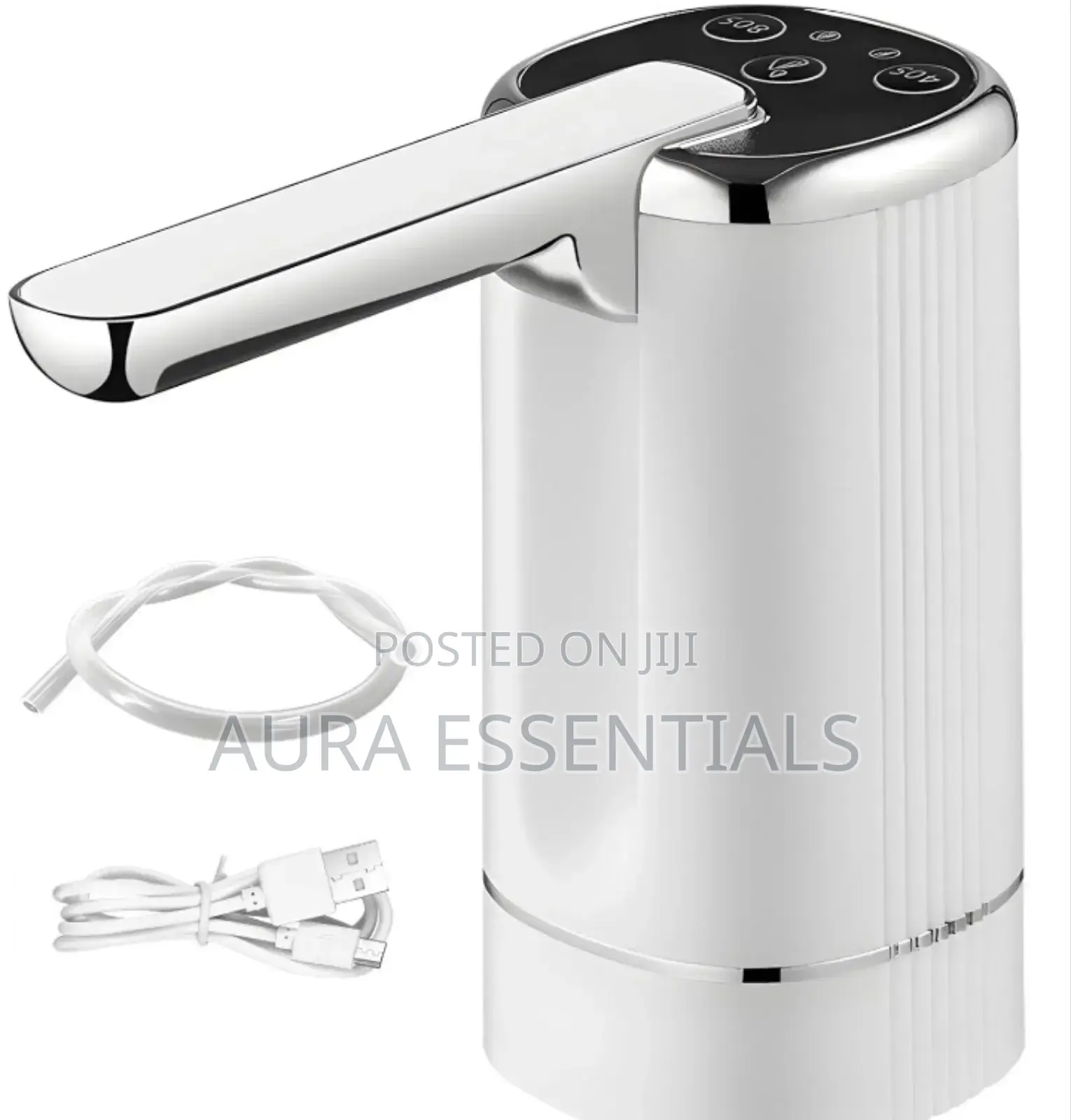 Automatic Water Dispenser Pump Black White