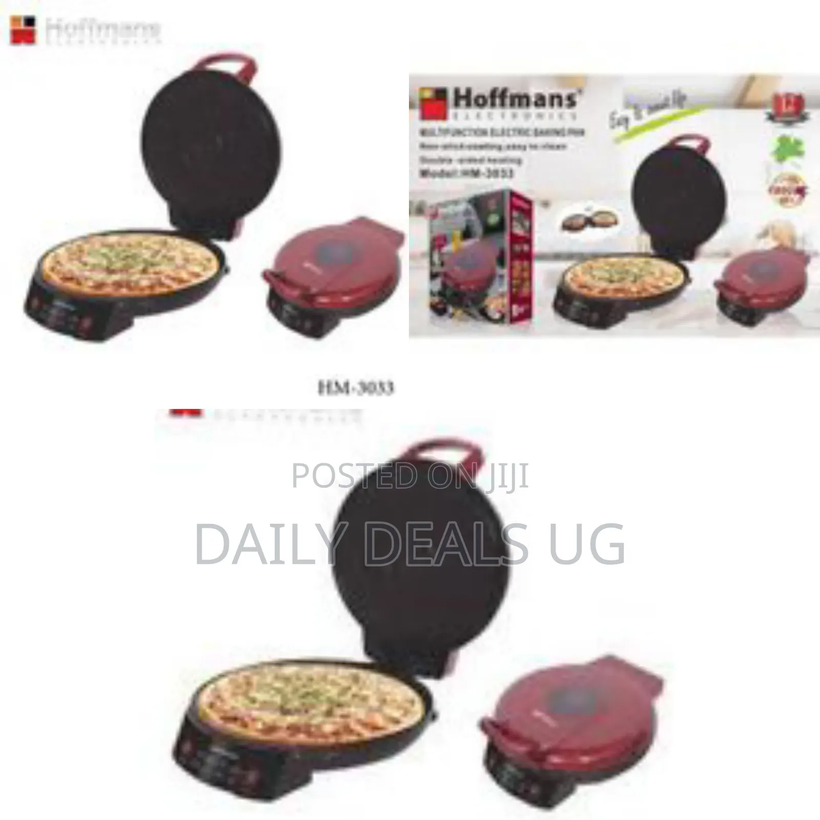 Hoffmans Electric Baking Pan Pizza Oven Household Cake Pan